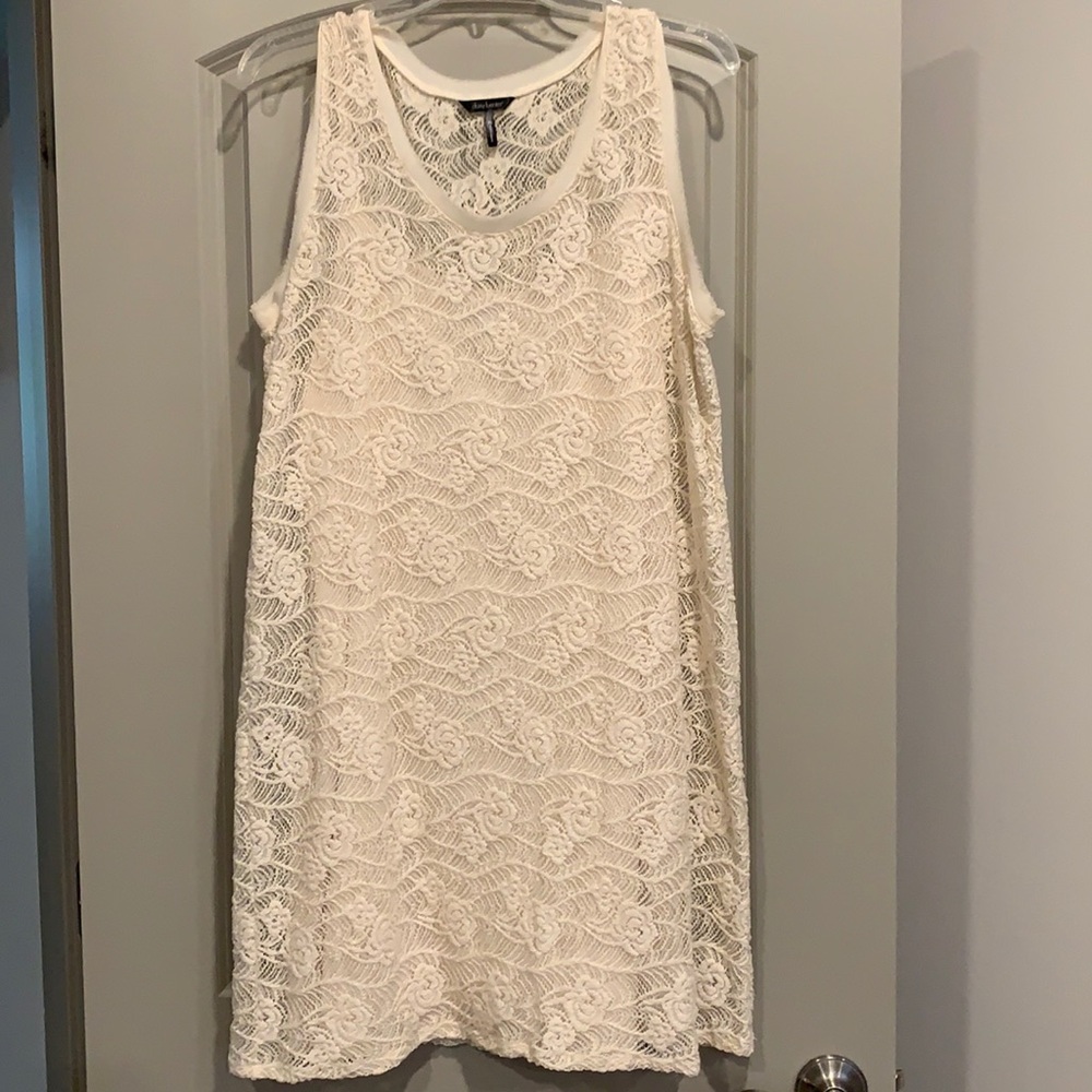 Cream lace dress